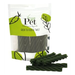 Veggie pet green tea dental twist