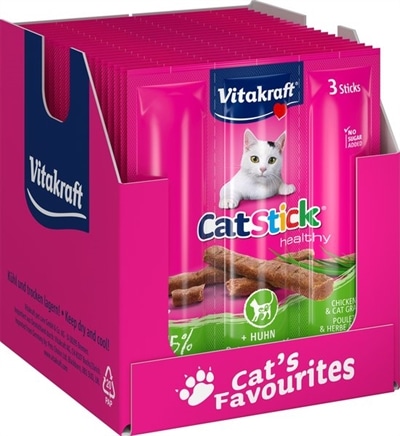 Vitakraft Cat-Stick Mini Kip / Kattengras | Tuckercare
