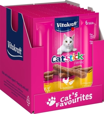 Vitakraft Cat-Stick Mini Gevogelte Met Lever | Tuckercare