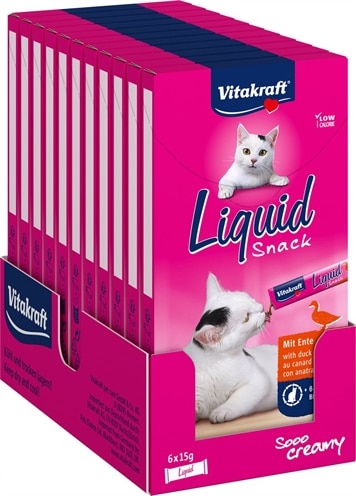 Vitakraft Cat Liquid Snack Eend & B-Glucaan | Tuckercare