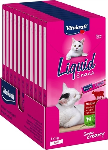 Vitakraft Cat Liquid Snack Rund & Inuline | Tuckercare