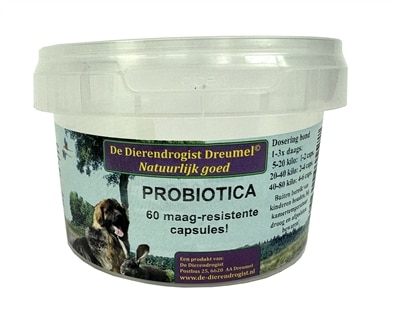 Dierendrogist Probiotica Capsules | Tuckercare